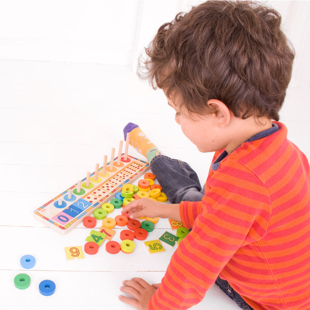 Bigjigs Wooden Learn to Count Game