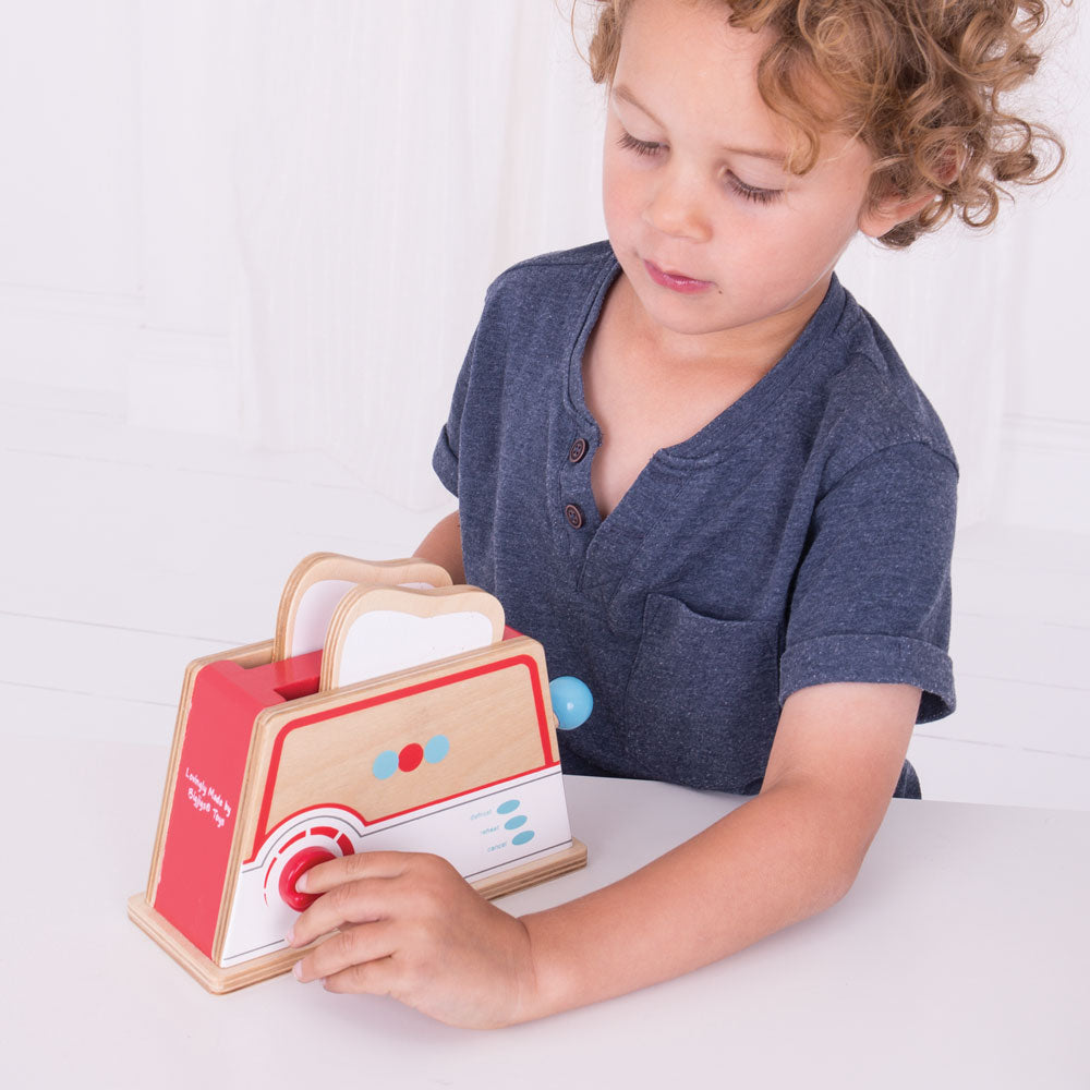 Bigjigs Wooden Toaster Toy