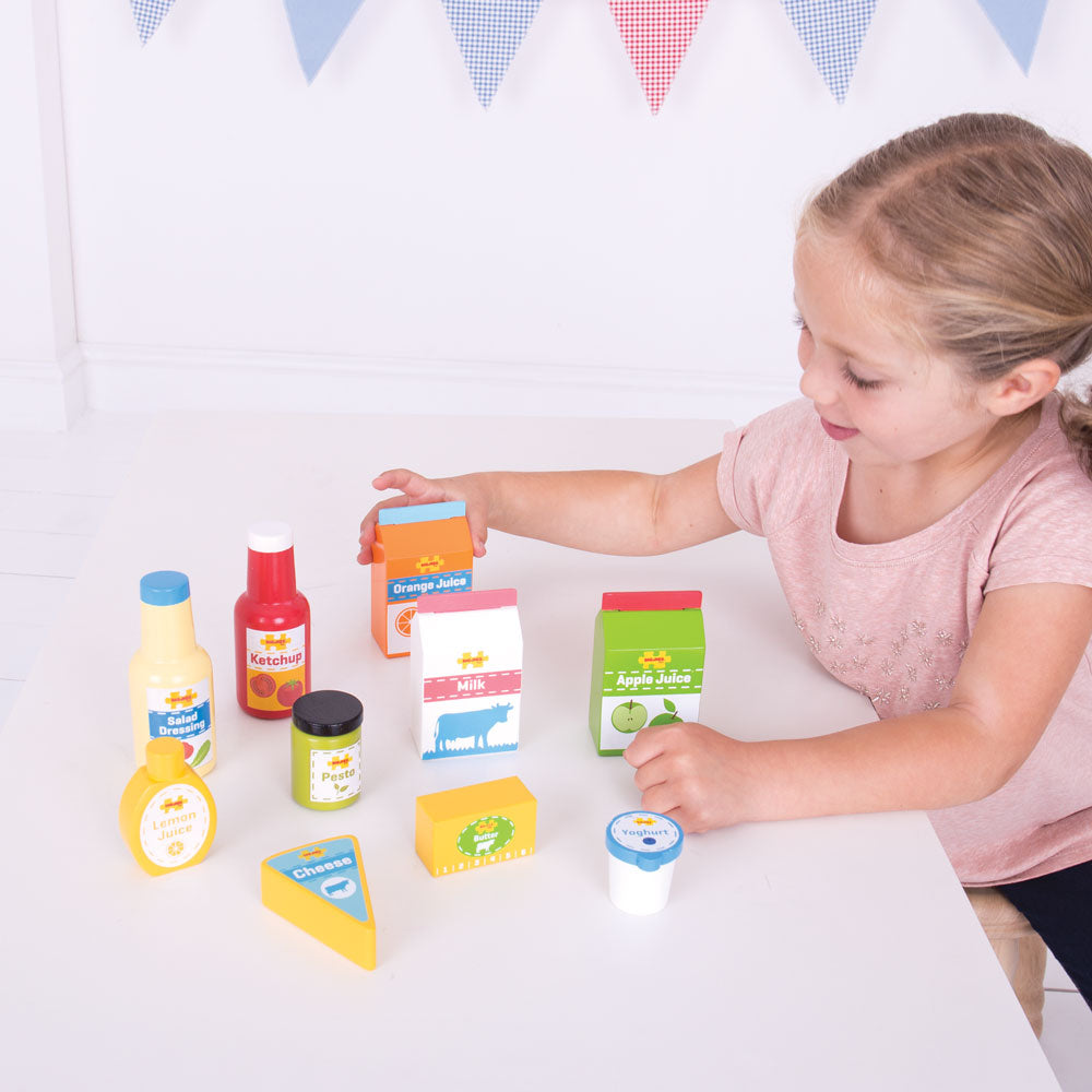 Bigjigs Wooden Toy Chilled Groceries