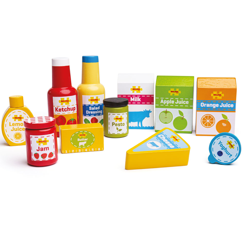 Bigjigs Wooden Toy Chilled Groceries