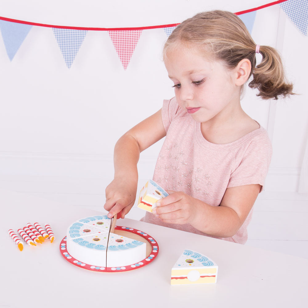 Bigjigs Wooden Birthday Cake Toy