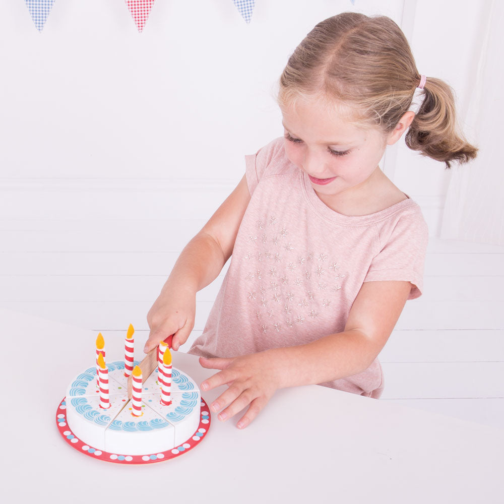 Bigjigs Wooden Birthday Cake Toy