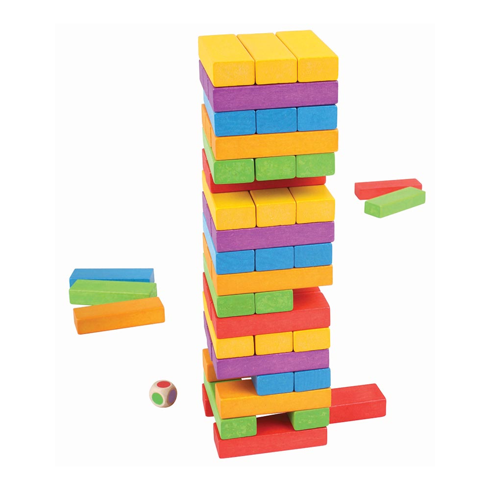 Bigjigs Wooden Stacking Tower Game