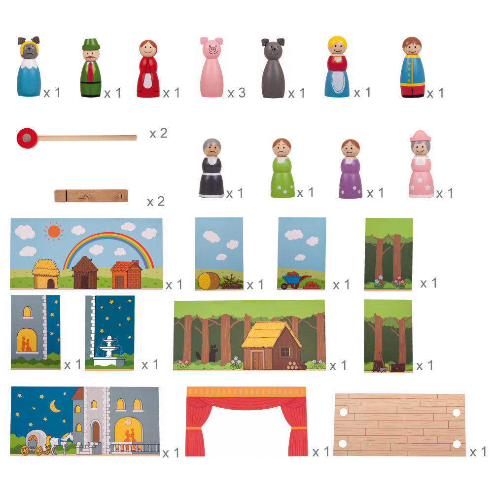 Bigjigs Wooden Magnetic Theatre