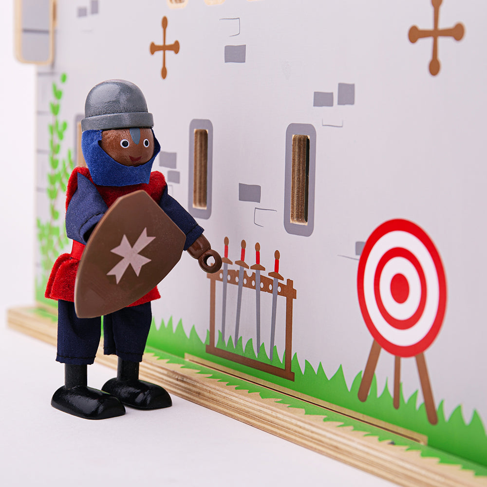 Bigjigs Wooden King George's Castle Toy Bundle