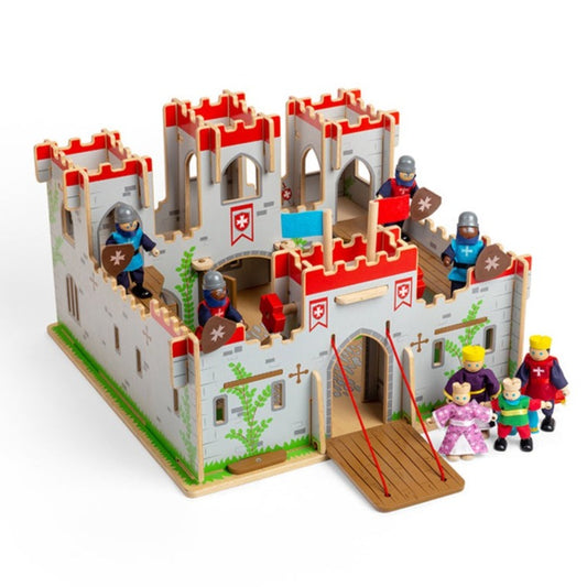 Bigjigs Wooden King George's Castle Toy Bundle