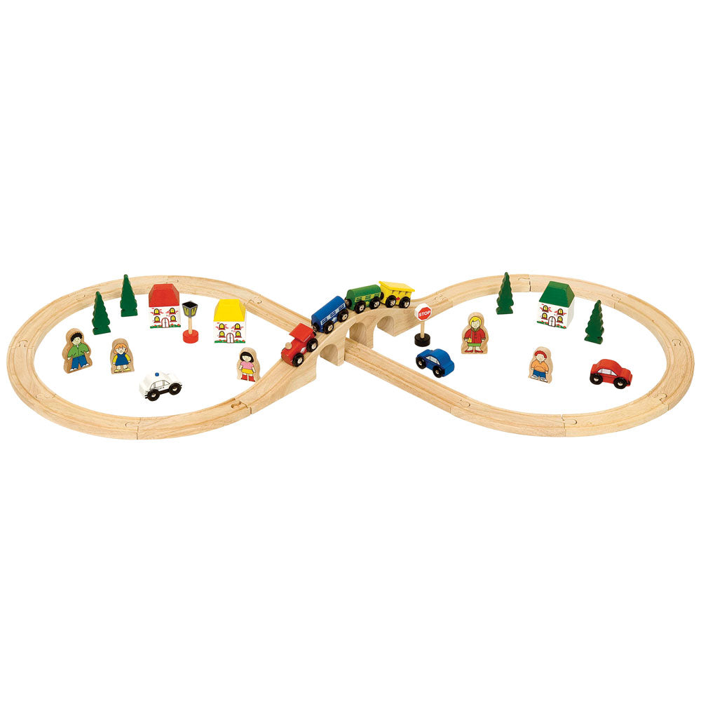 Bigjigs Rail Wooden Figure of Eight Train Set