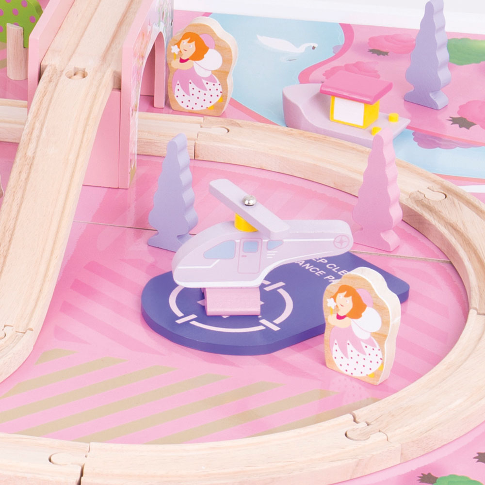 Bigjigs Rail Wooden Magical Train Set & Table