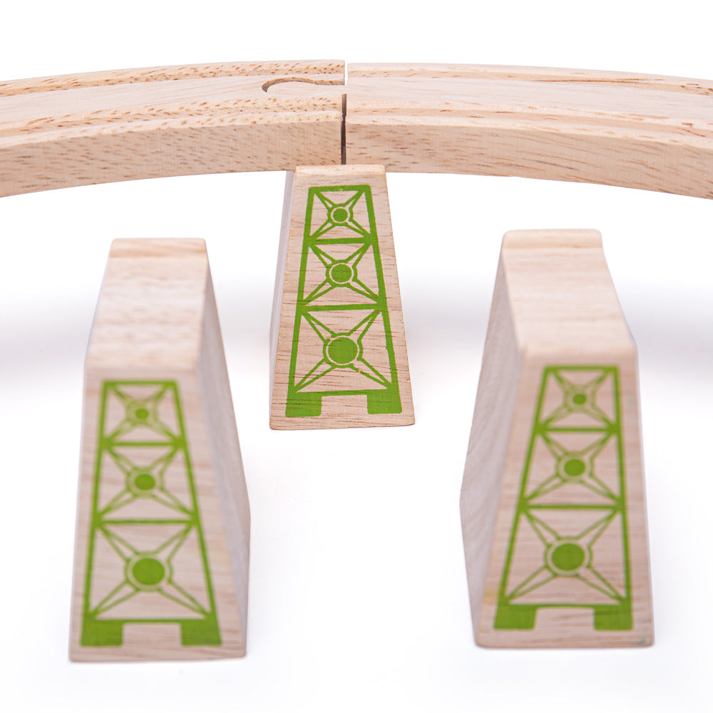 Bigjigs Rail Wooden Bridge Expansion Set
