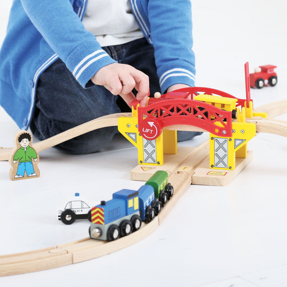 Bigjigs Rail Wooden Lifting Bridge