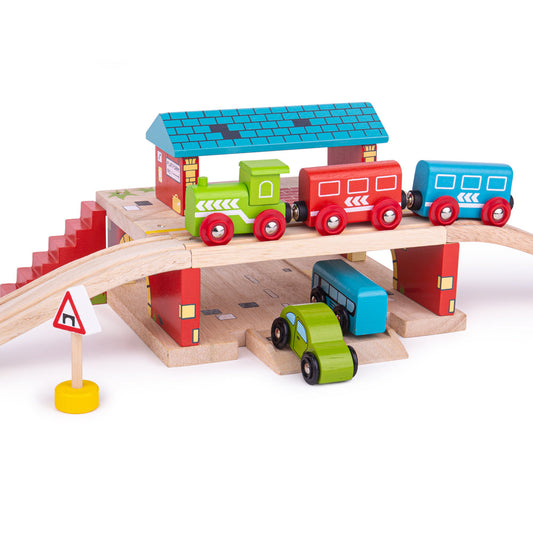 Bigjigs Rail Wooden Overground Station