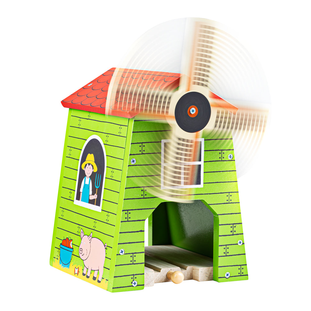 Bigjigs Rail Wooden Country Windmill