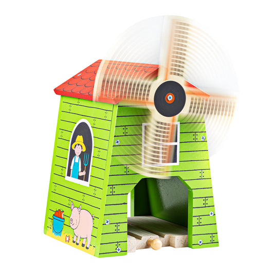 Bigjigs Rail Wooden Country Windmill