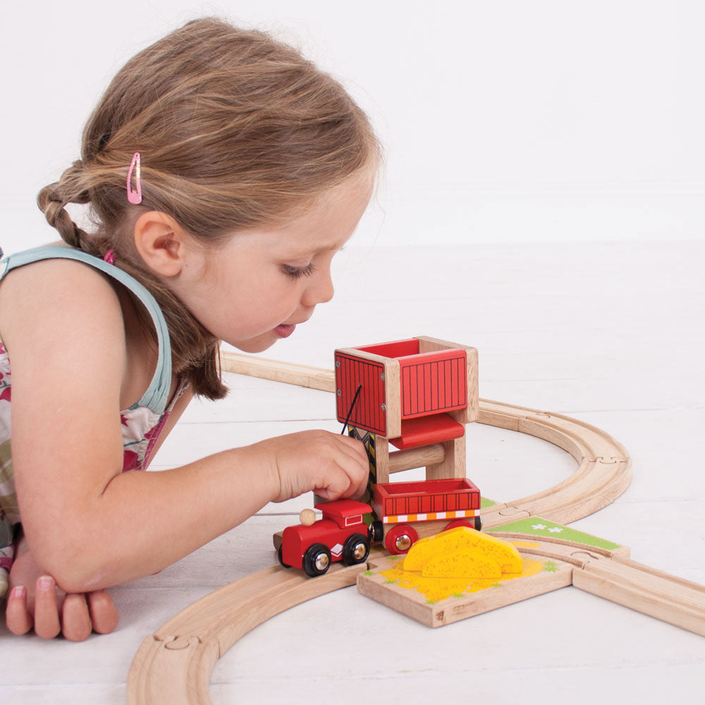 Bigjigs Rail Wooden Sand Tower