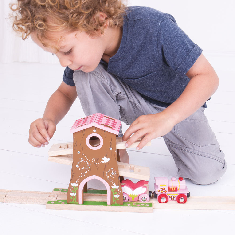 Bigjigs Rail Wooden Pixie Dust Tree House