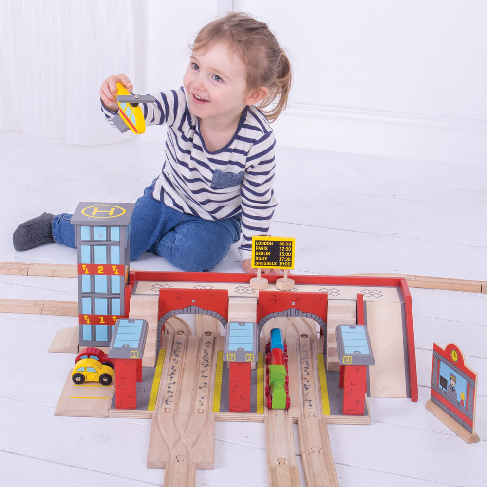 Bigjigs Rail Wooden Grand Central Station