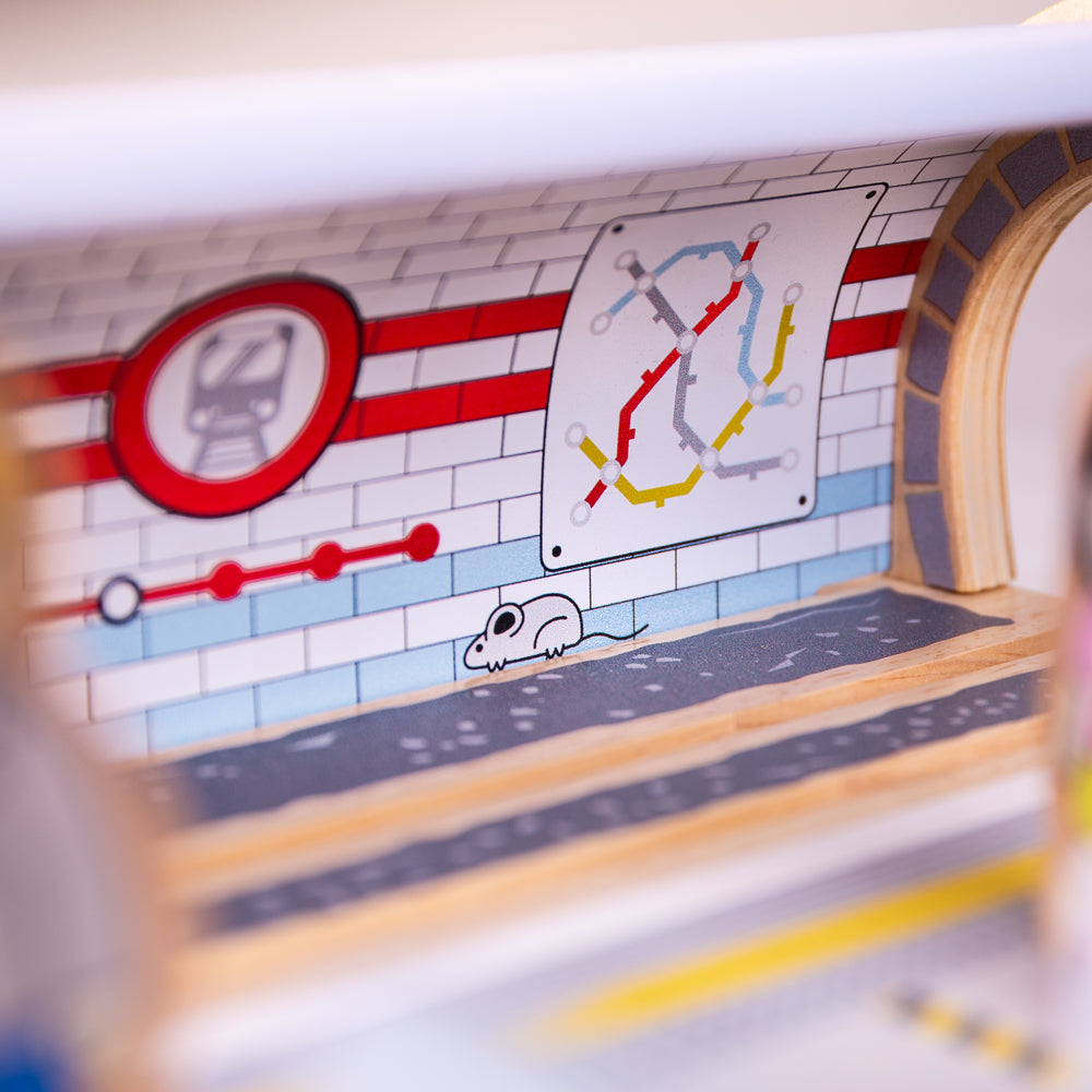 Bigjigs Rail Wooden Underground Station