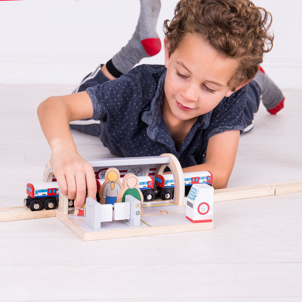 Bigjigs Rail Wooden Underground Station