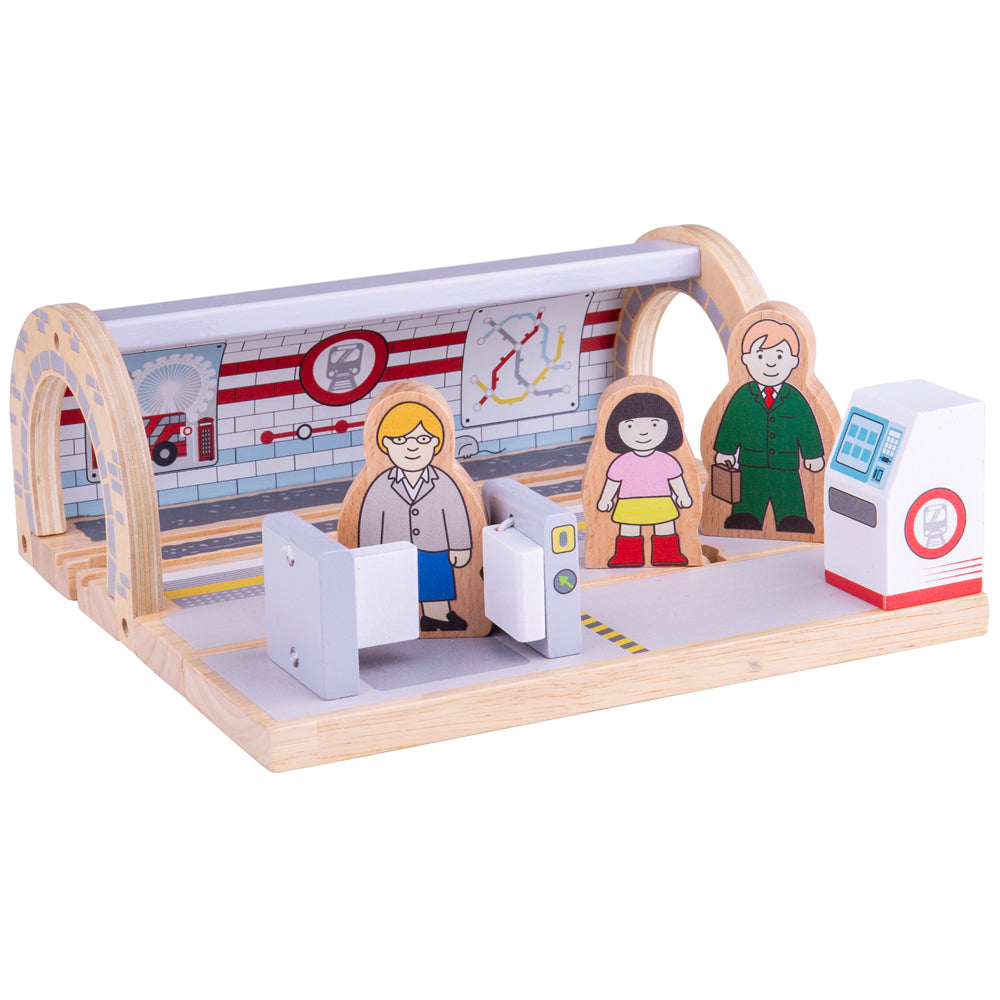 Bigjigs Rail Wooden Underground Station
