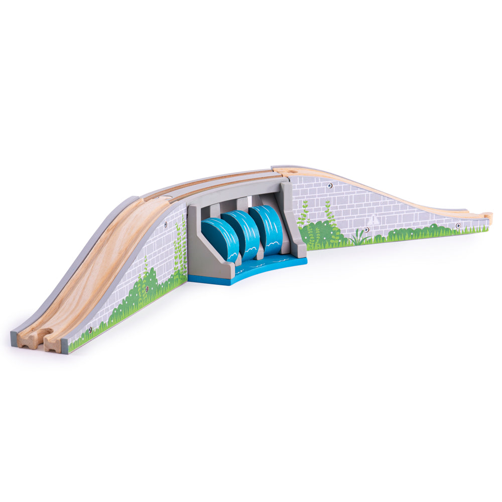 Bigjigs Rail Wooden Waterfall Bridge