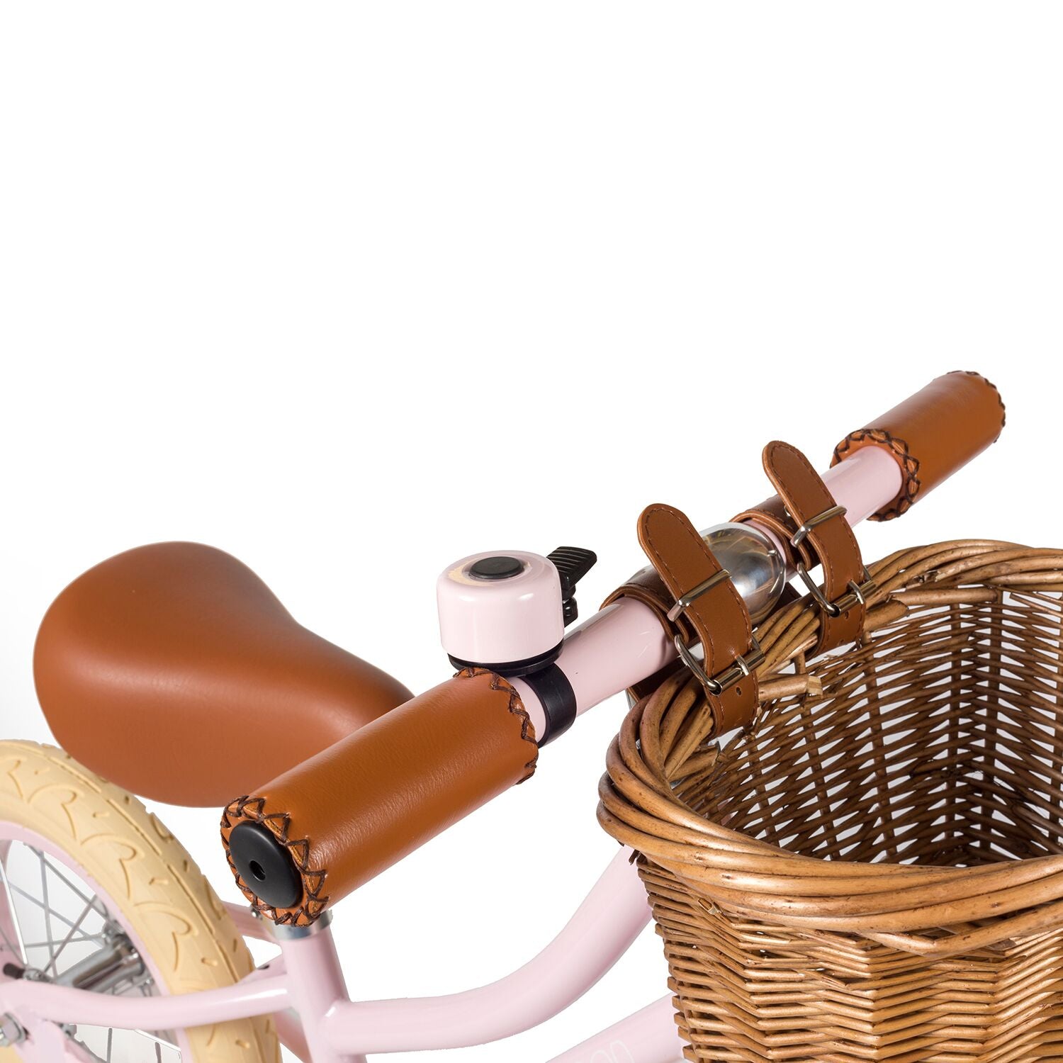 Banwood Balance Bike & Basket - Pastel Pink