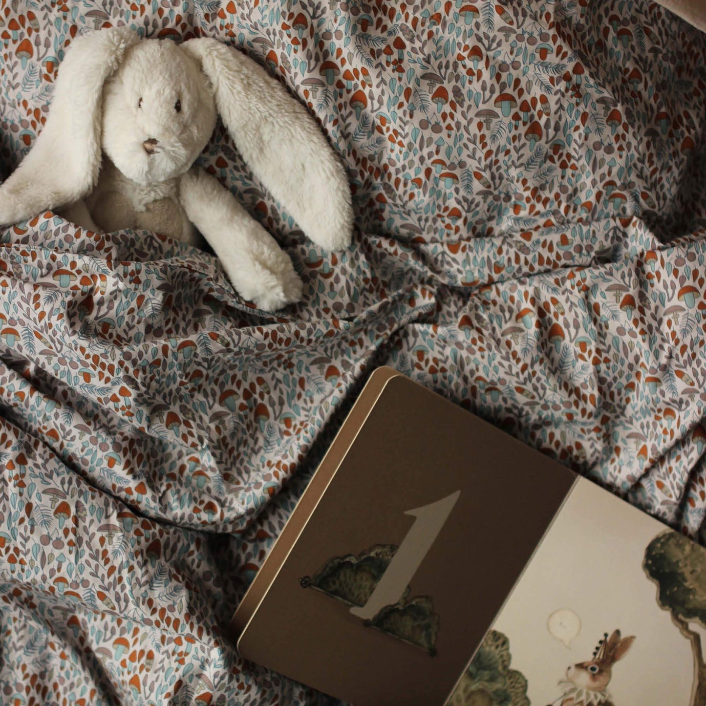 Avery Row Cotbed Organic Cotton Bedding Set - Woodland Walk