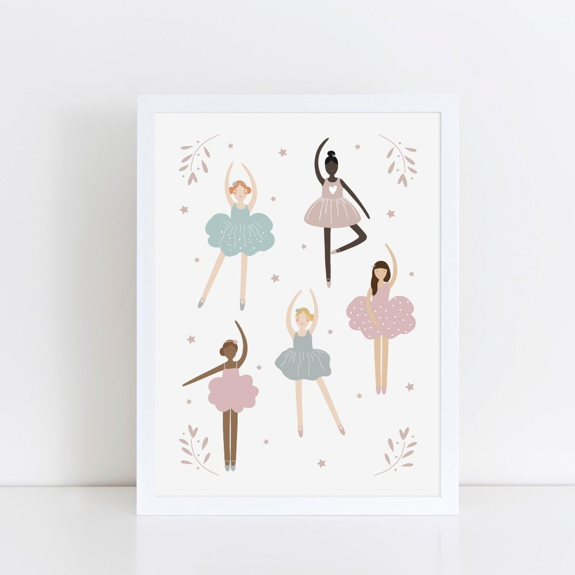 Ballerinas Art Print by The Little Jones (3 Sizes Available)