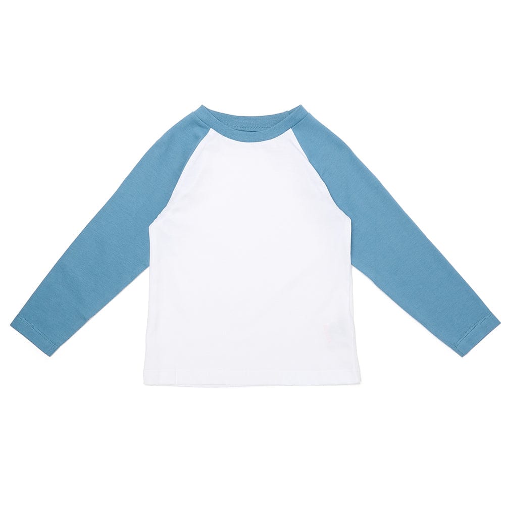 Dotty Dungarees Baseball Tee - Blue