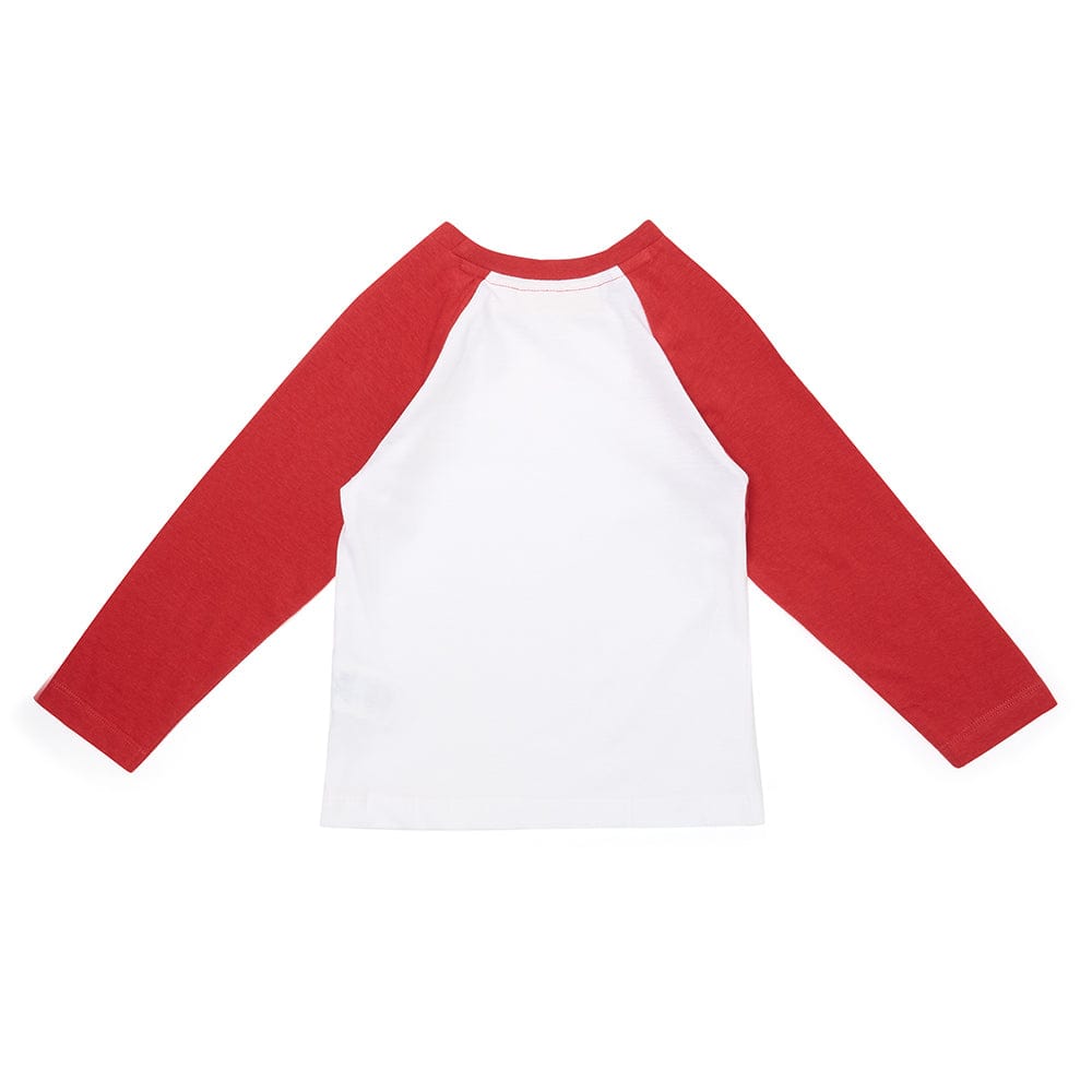 Dotty Dungarees Baseball Tee - Red