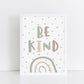 Be Kind (Muted Camo) Art Print by The Little Jones (3 Sizes Available)