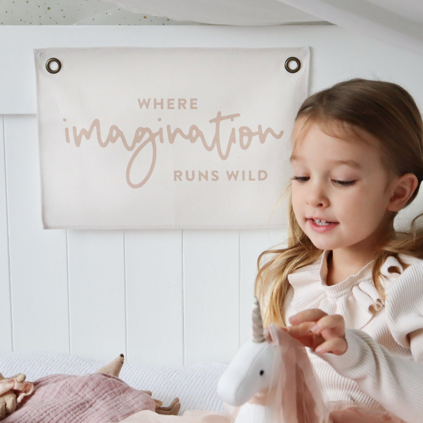 Imagination Wall Banner by Leonie & The Leopard