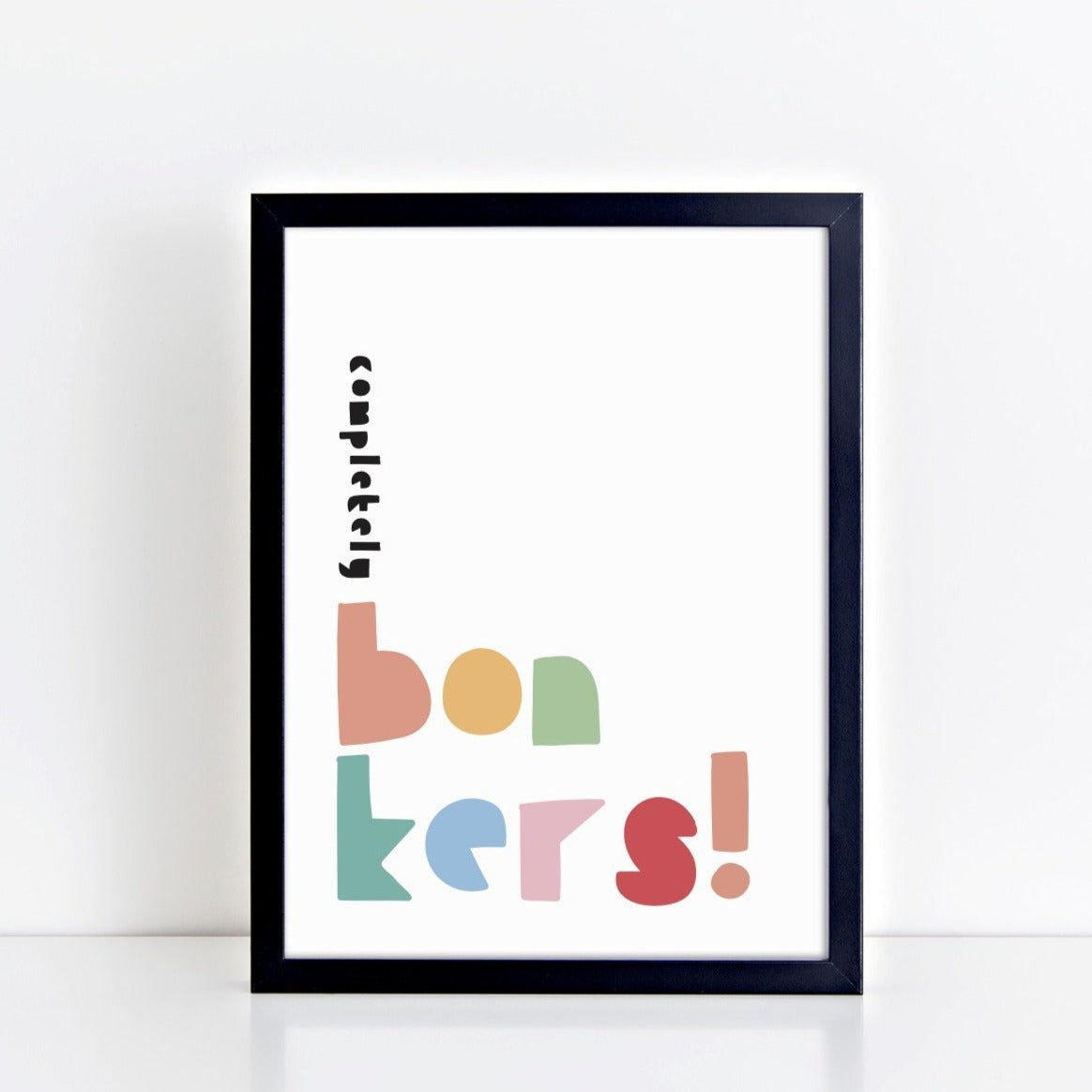 Completely Bonkers (Spring Tones) Art Print by The Little Jones (3 Sizes Available)