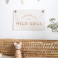 'Kind Heart + Wild Soul' Wall Banner by Leonie & The Leopard