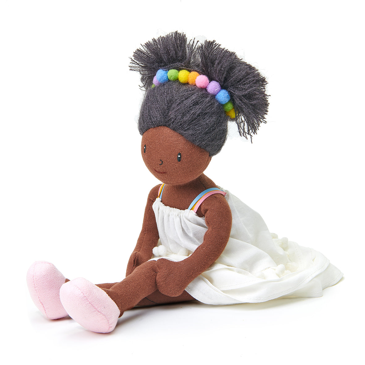 ThreadBear Design Esme Rainbow Rag Doll