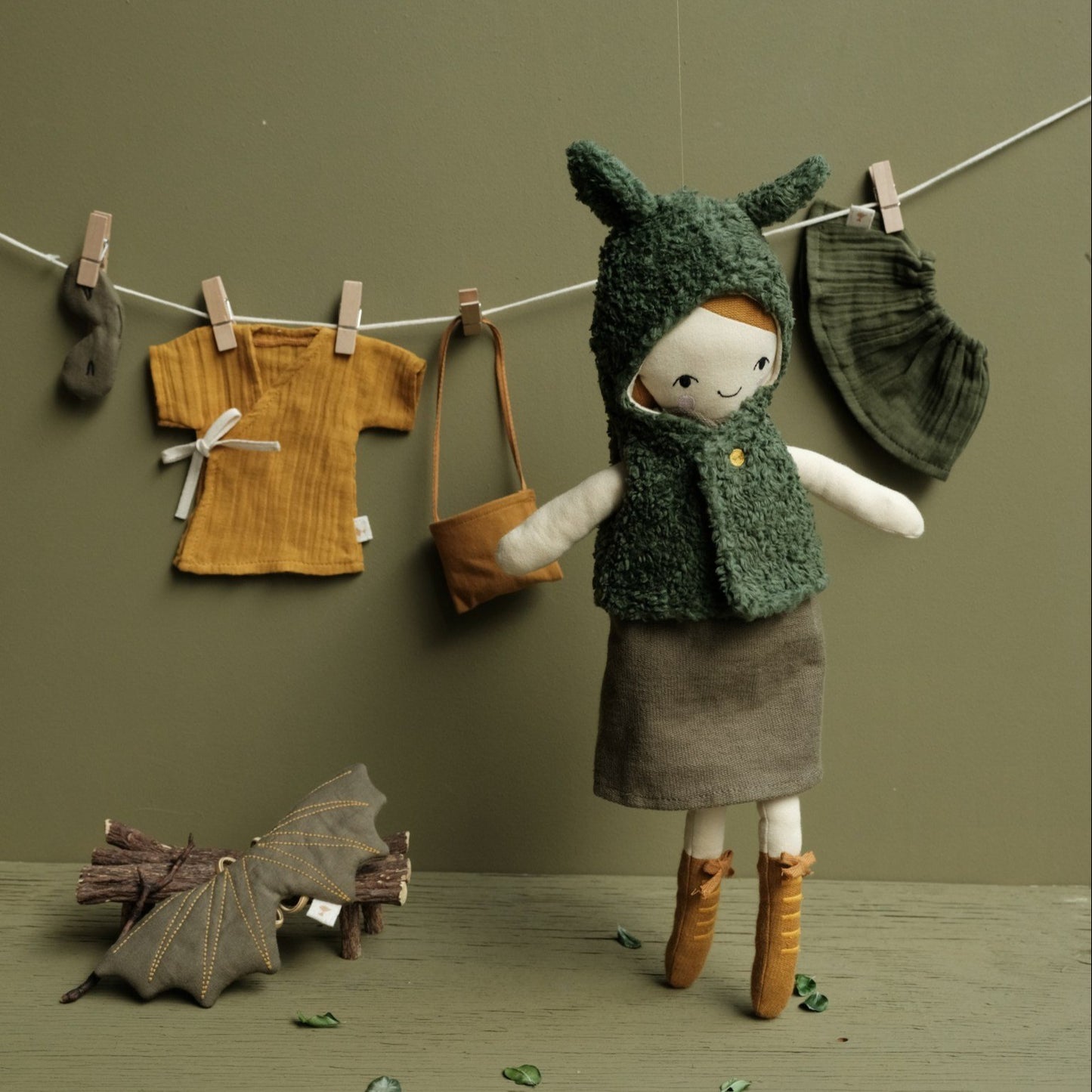 Fabelab Doll Clothes Set - Dragon Cape