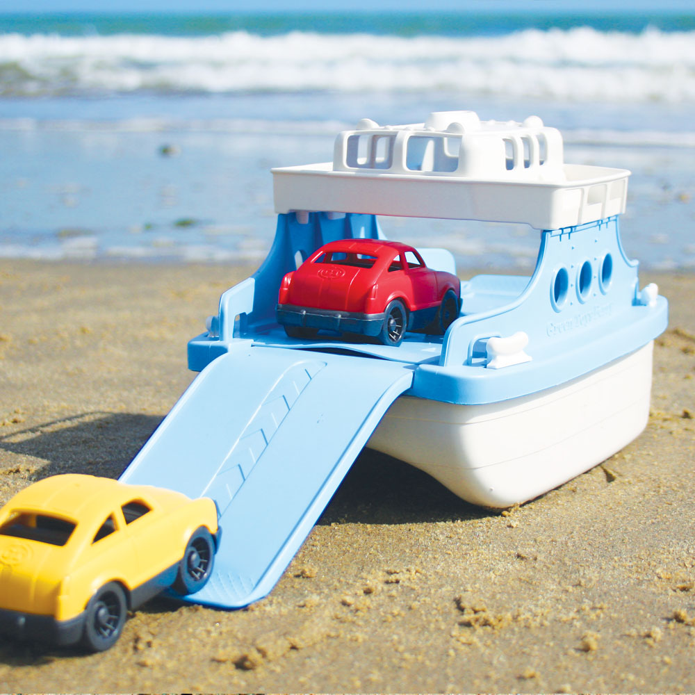Green Toys Ferry Boat With Cars