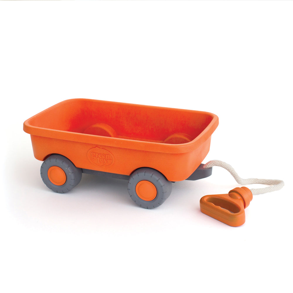 Green Toys Orange Pull-Along Wagon