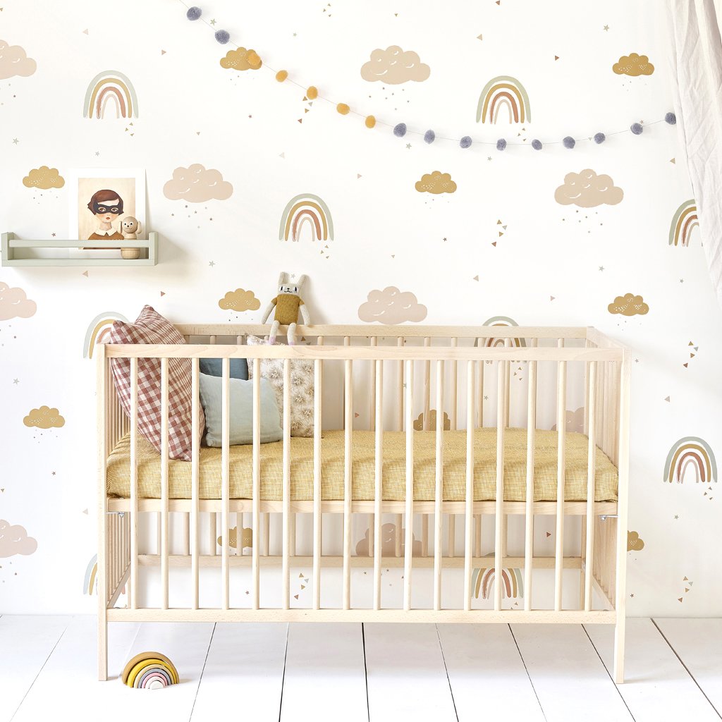 Hibou Home Wallpaper - Rainbows