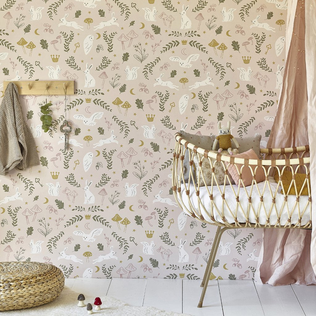 Hibou Home Wallpaper - Woodland Wonders