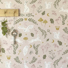 Hibou Design Wallpaper Roll - Woodland Wonders - Dusty Pink/Olive