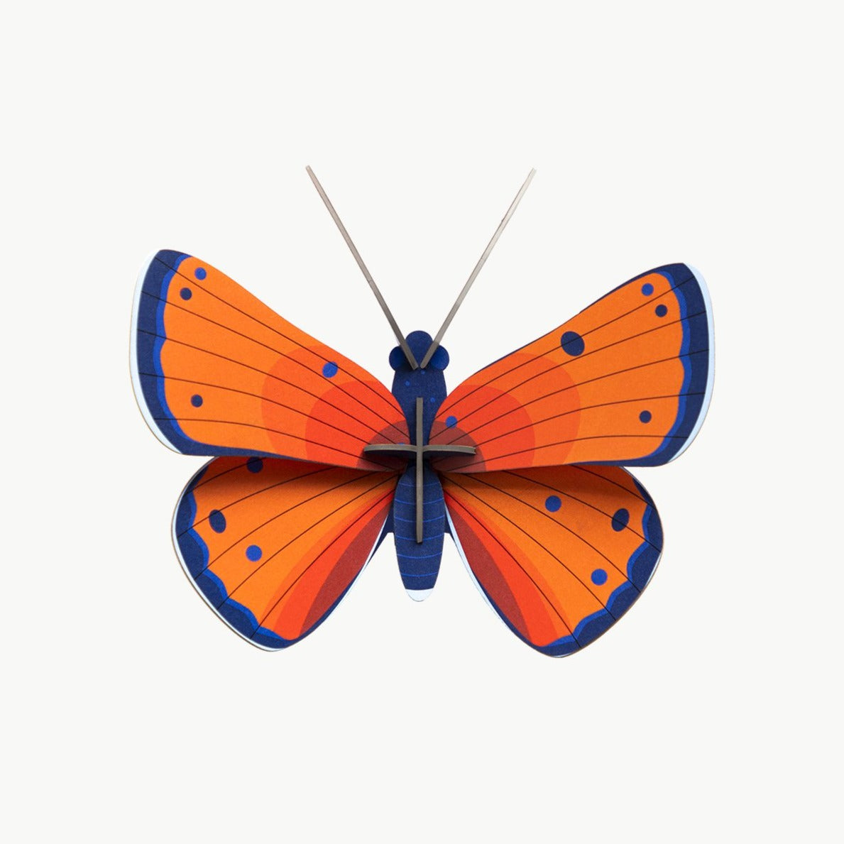 Studio Roof 3D Model Wall Decor - Copper Butterfly