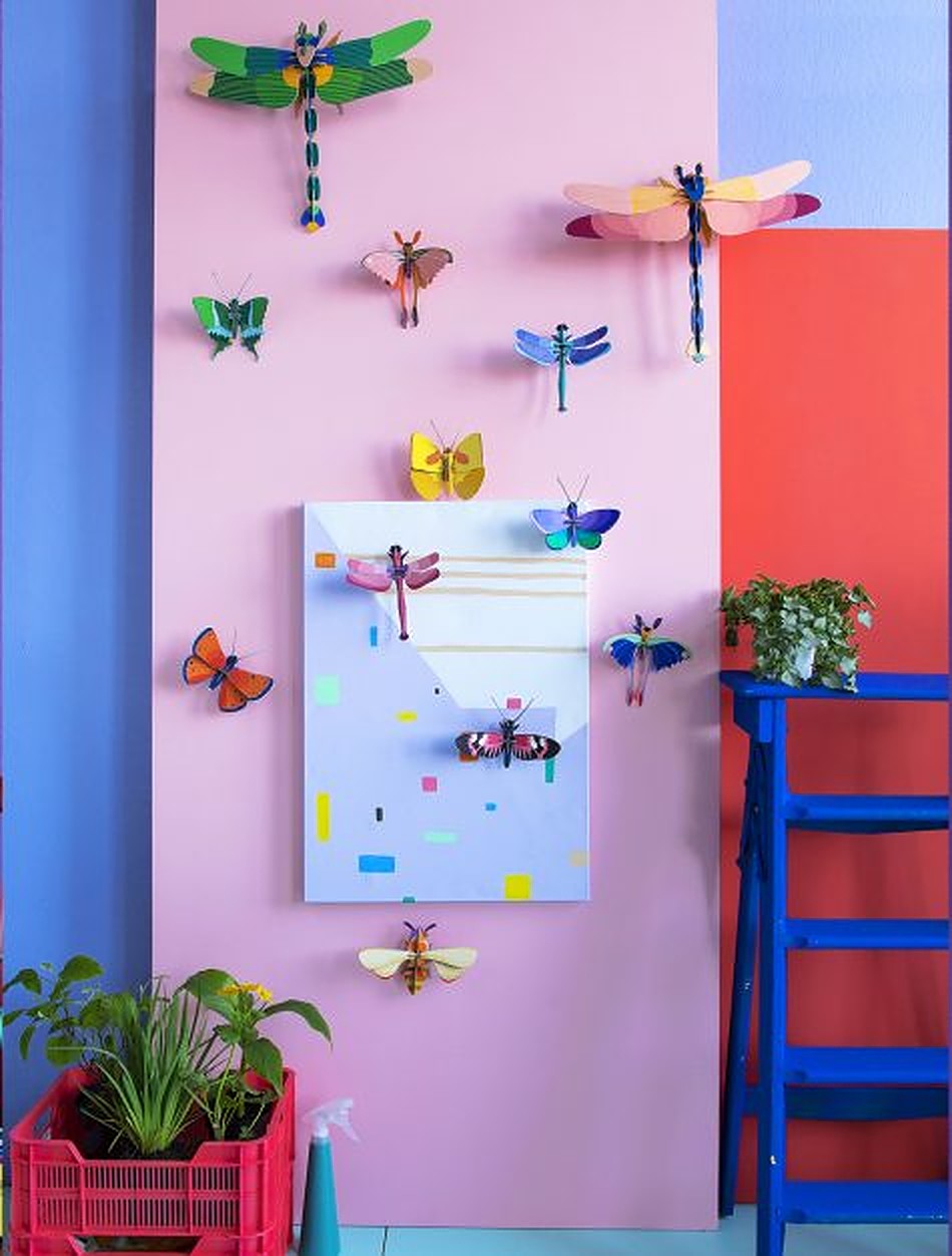 Studio Roof 3D Model Wall Decor - Copper Butterfly