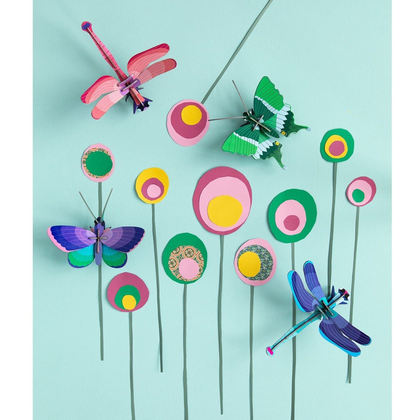 Studio Roof 3D Model Wall Decor - Jade Butterfly