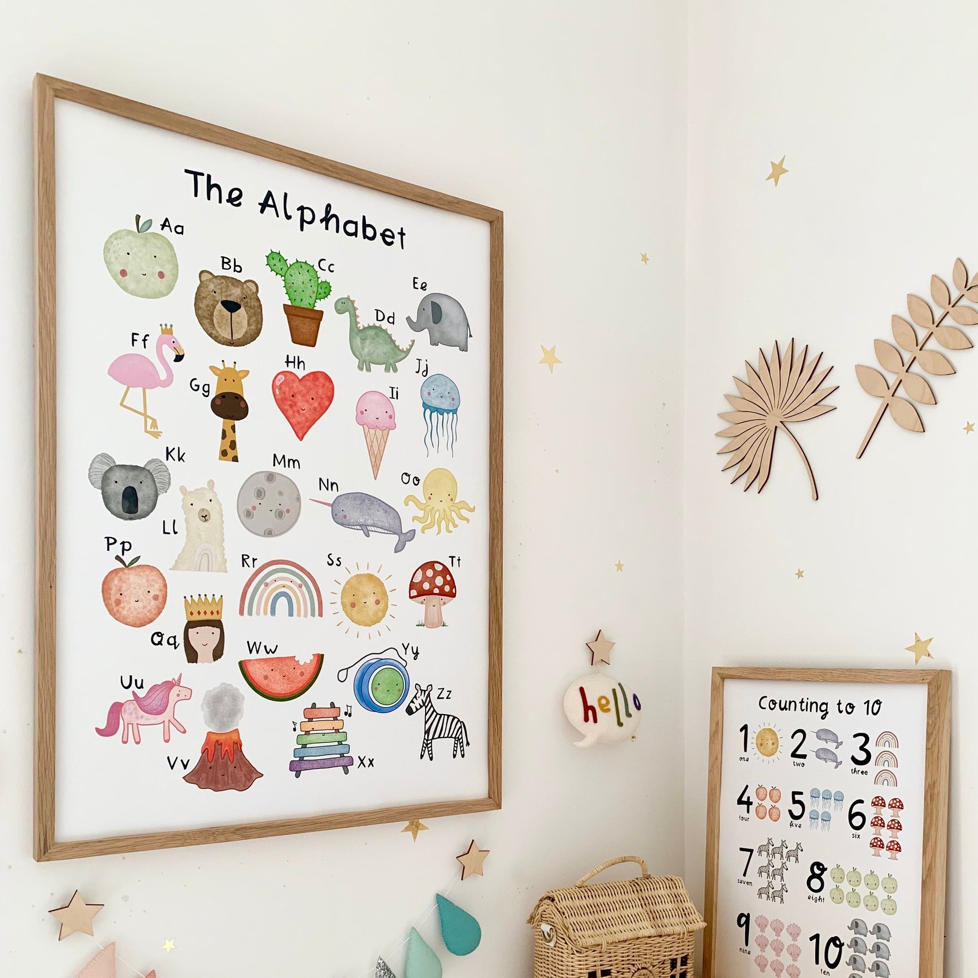 The Alphabet Art Print by The Little Jones (15 Sizes Available)