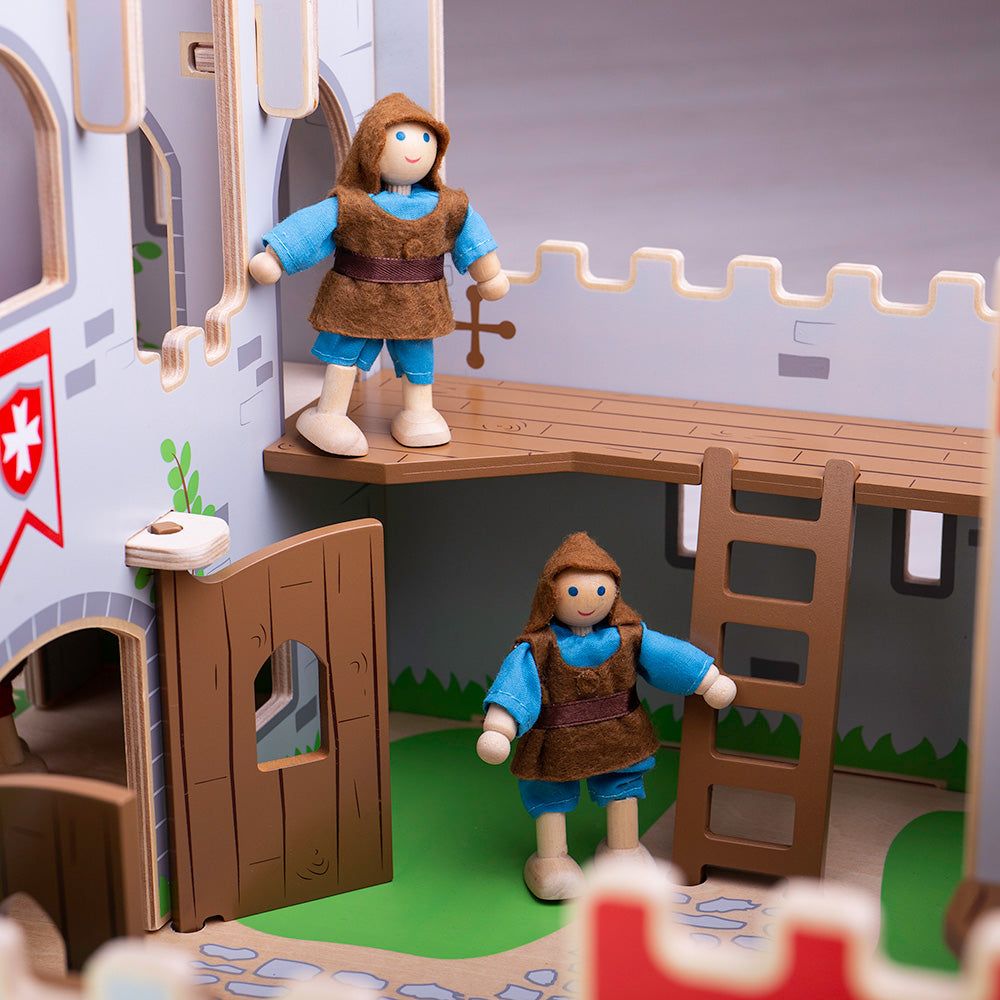 Bigjigs Wooden King George's Castle Playset