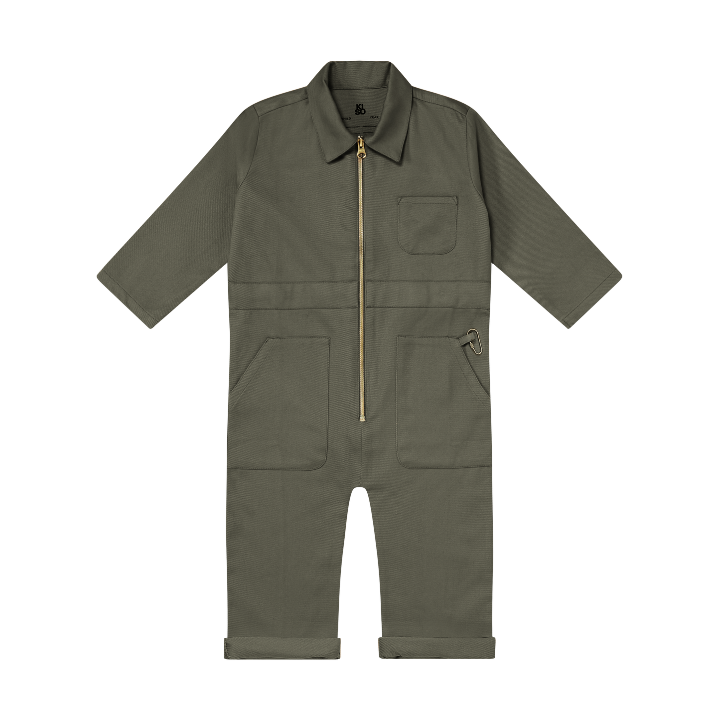Kiso Apparel Kids Boiler Suit - Pebble