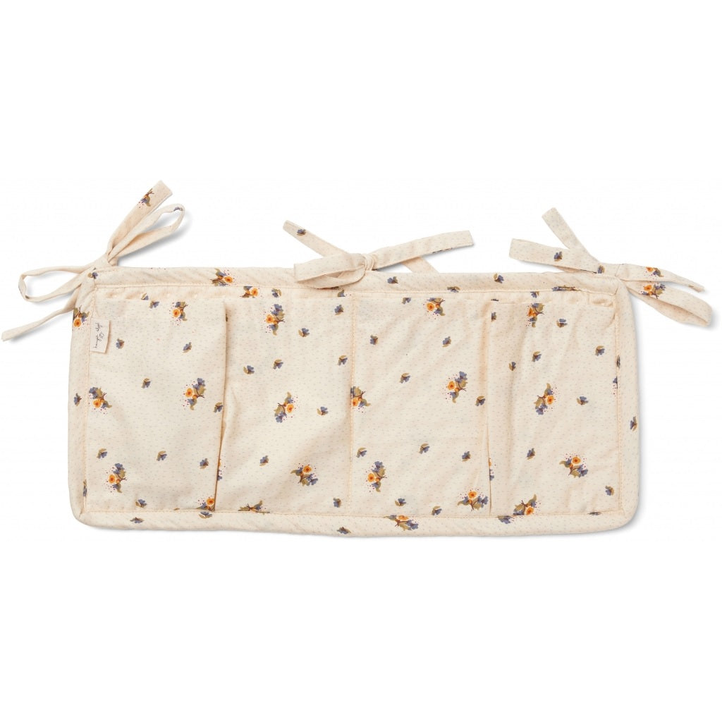 Konges Slojd Quilted Bed Pocket - Flower Bouquet
