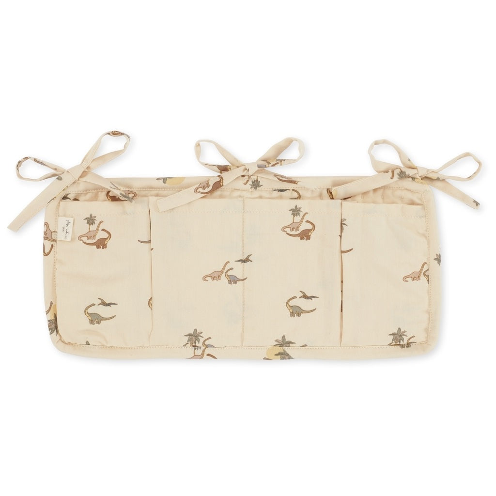 Konges Slojd Quilted Bed Pocket - Kubi Dinosaurs