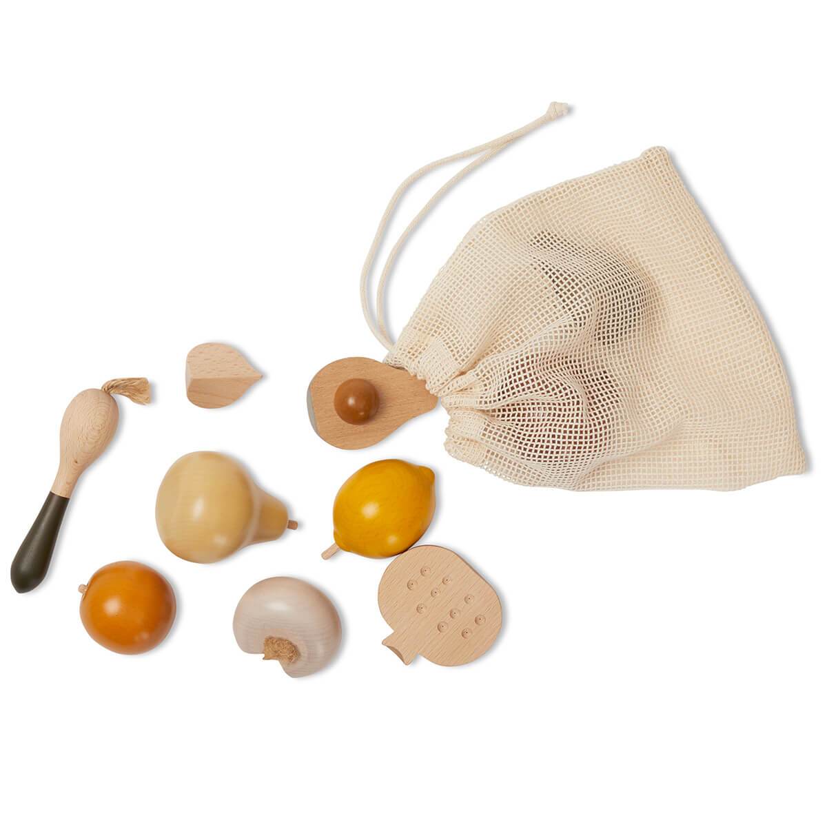 Konges Slojd Wooden Toy Fruit & Veg