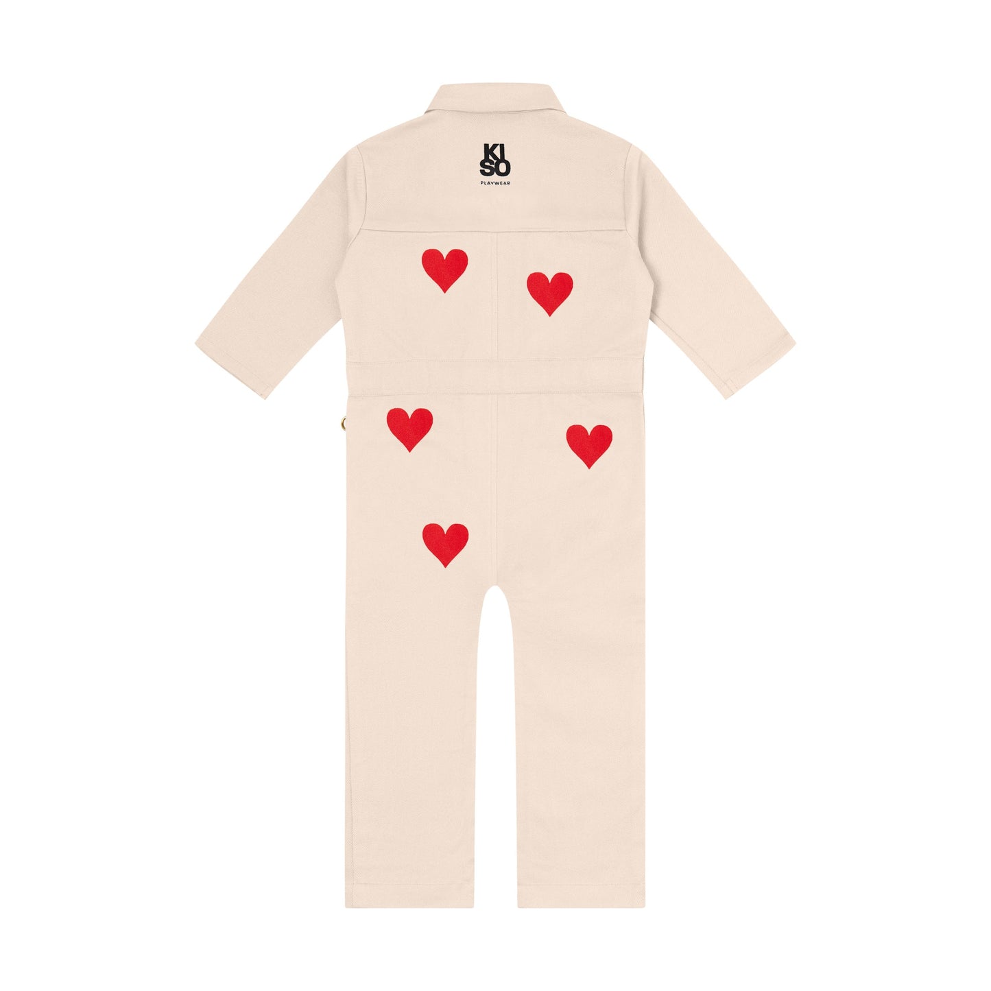 Kiso Apparel Organic Kids Boiler Suit - Kiss